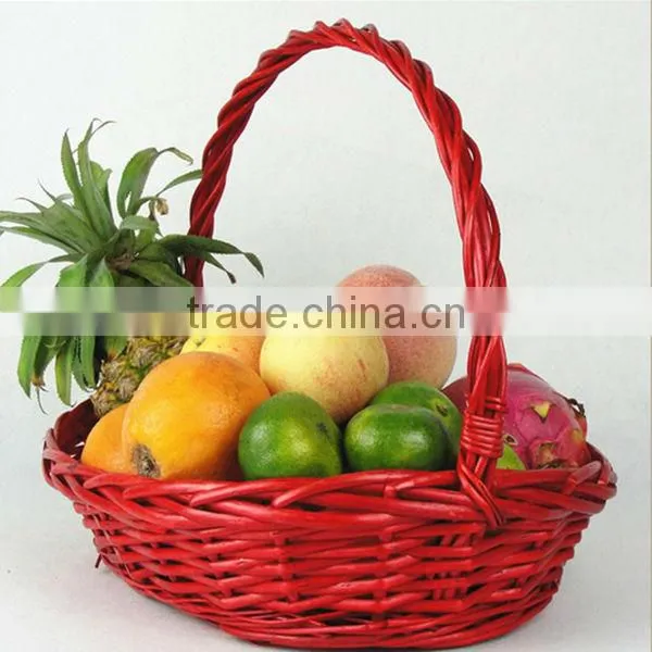 plastic fruit basket apple baket wicker basket