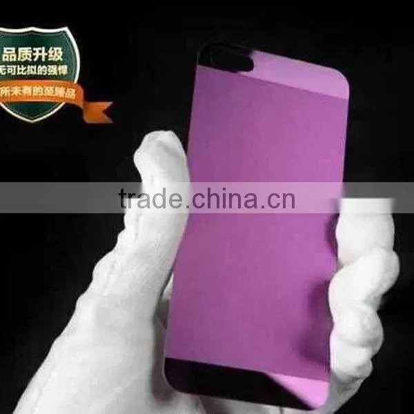 Electroplating Matte frosted tempered glass screen protector film for iphone 5s, mobile phone protective film