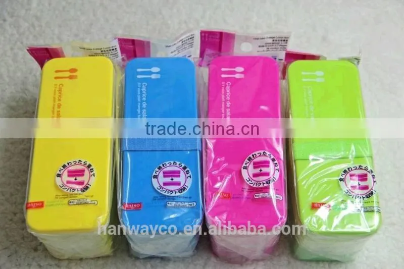 stock two layers lunch box