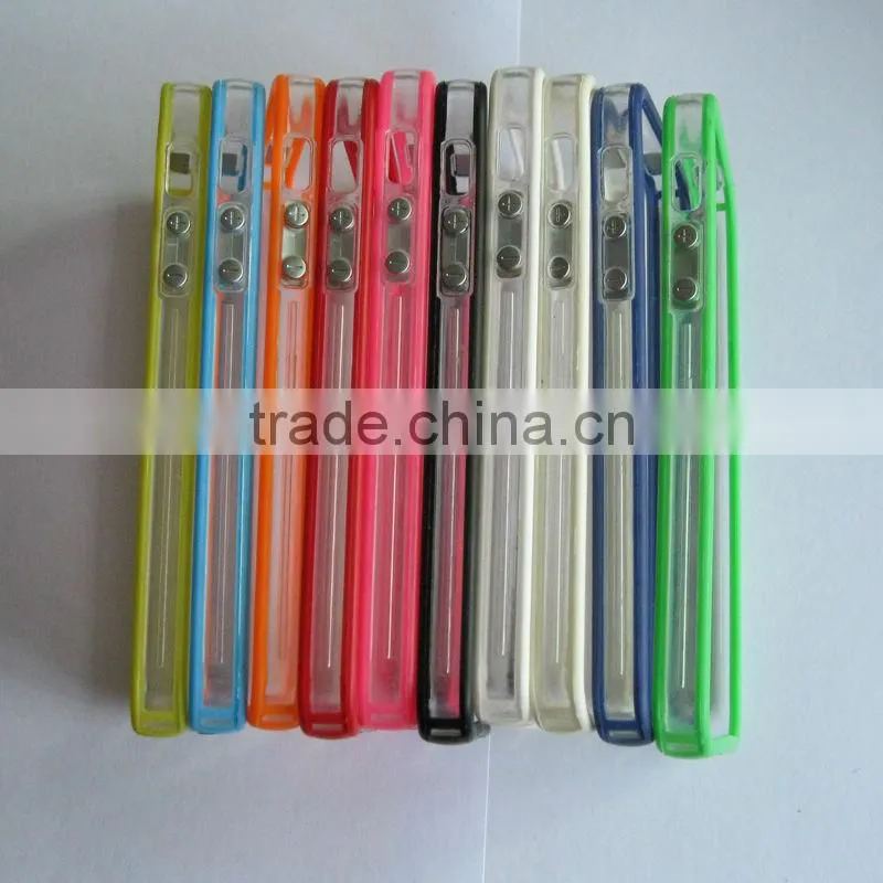 TUP or silicone bumper cell phone cover