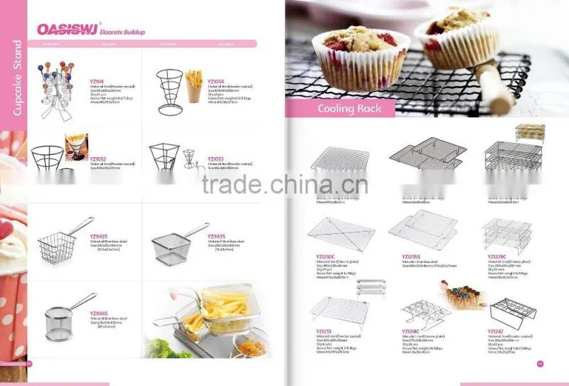 colorful 3-tier wire metal iron rack with the silicone cup- Cupcake Stand/holder-silicone cake mould