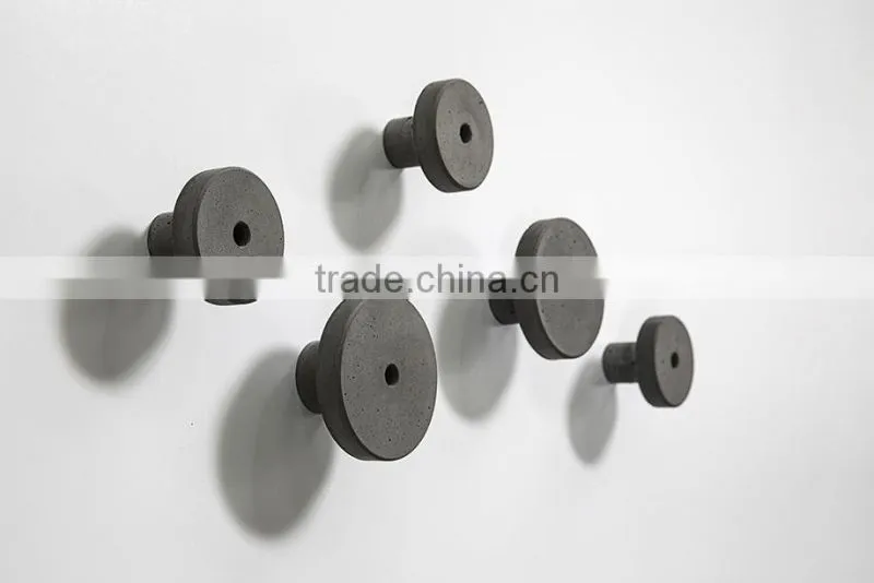 Creative Vintage Concrete Wall hooks , Key Holder , Strong Suction Hooks
