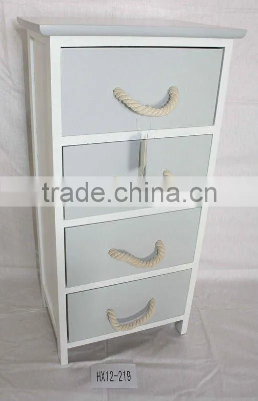 Novelty Wooden Storage Chest With 3 Organized Drawers