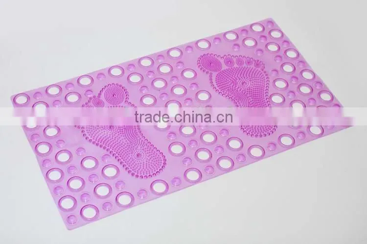 Manufacturer anti bacteria round anti slip pvc bath mat