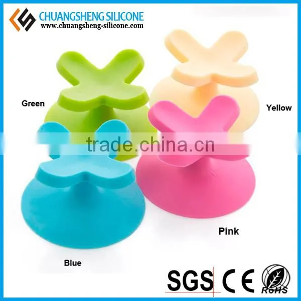 Hot sales clothes hanging hooks, wall hook for coat, silicone