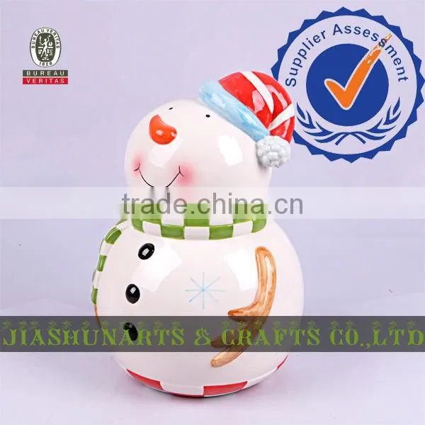 Snowman Ceramic Large Storage Boxes
