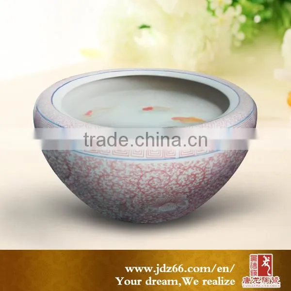 Modern style excellent quality pink flower bonsai jin pot for best sale in china