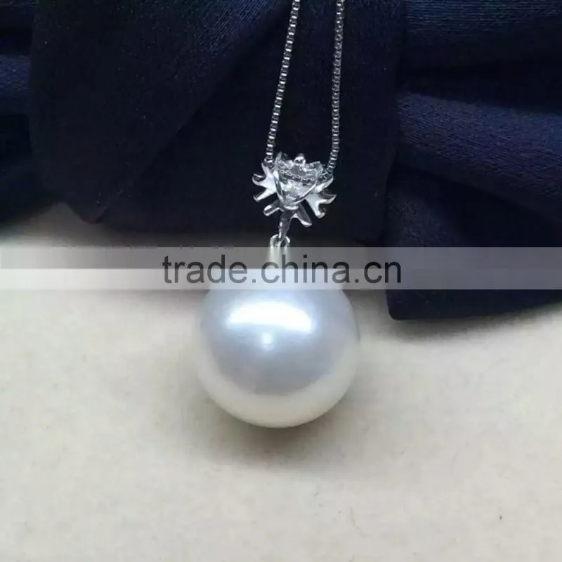 wholesale 13-14mm white south sea pearls necklace