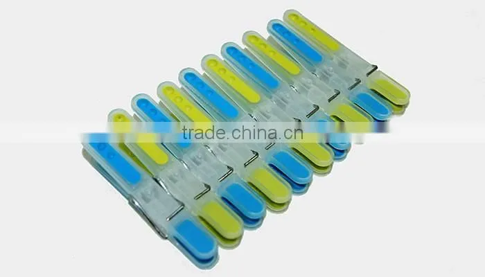 home & garden daily use product TPR soft grip clothes drying colored plastic peg