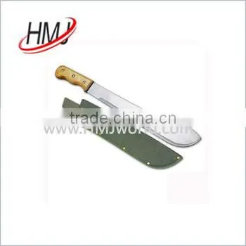 Plastic or wood handle sugar cane knife matchet
