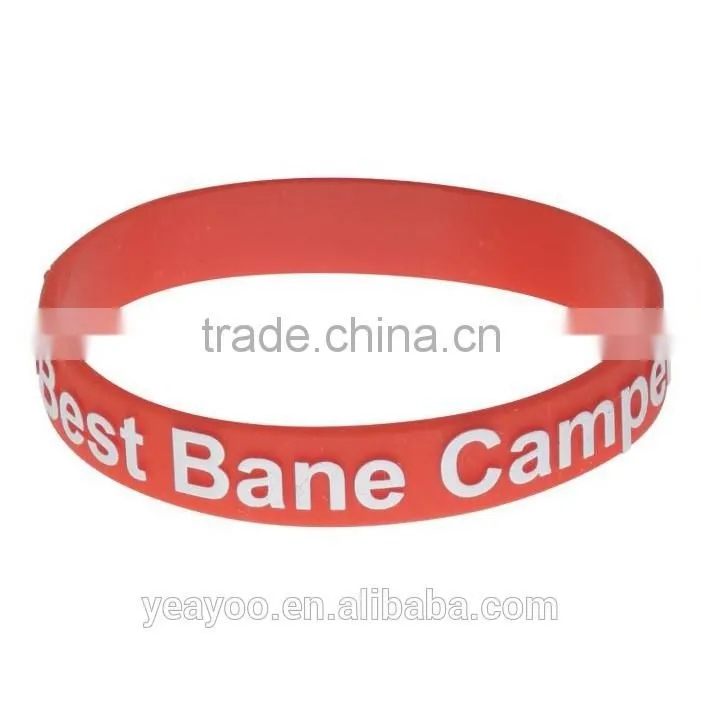 Promotional country flags silicone bracelet