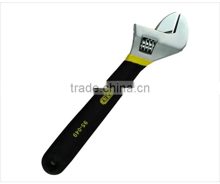 Drop forged carbon steel 12" adjustable wrench for sale