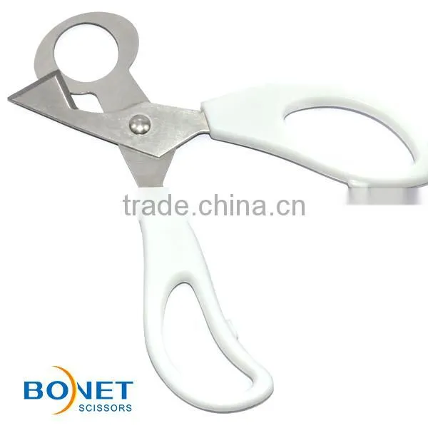SSF0001 CE certificated 5-1/2'' kitchenware quail eggs scissors