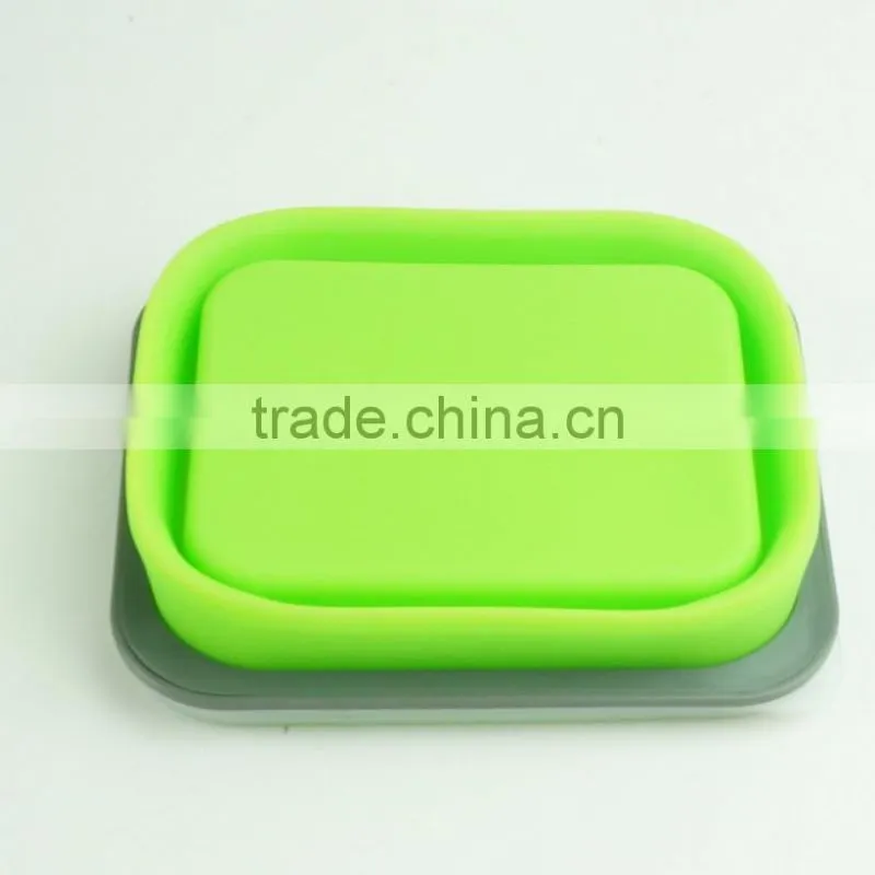 16130 Collapsible Silicone Kids Food Storage box