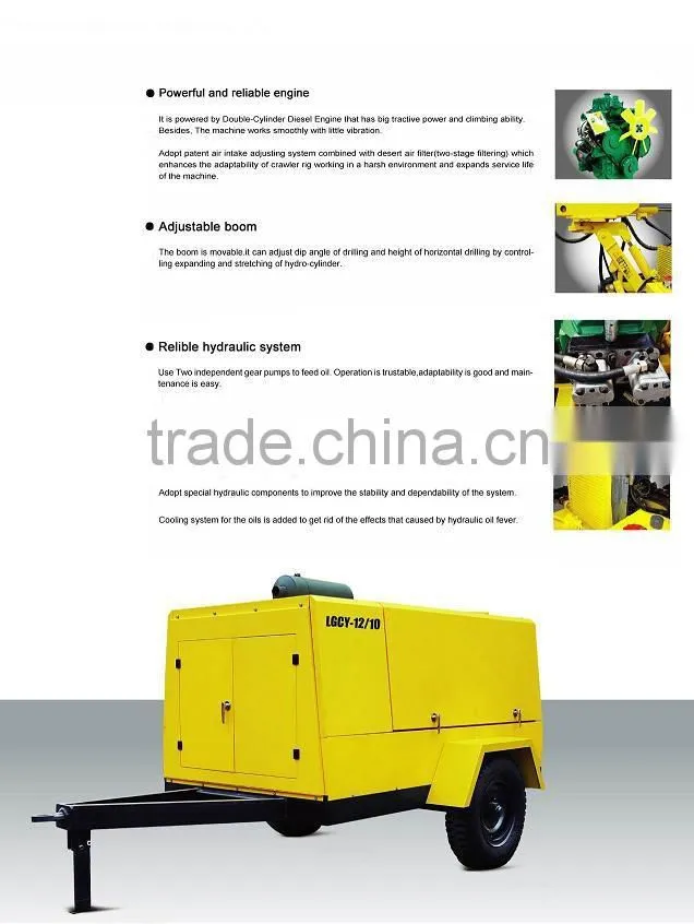 2014 High Quality blast hole rig KY100, crawler drilling rig from China