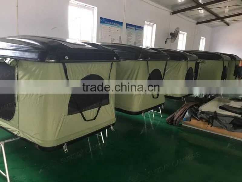 2017 Top rated 4Wd Sunday campers hard shell roof top tent