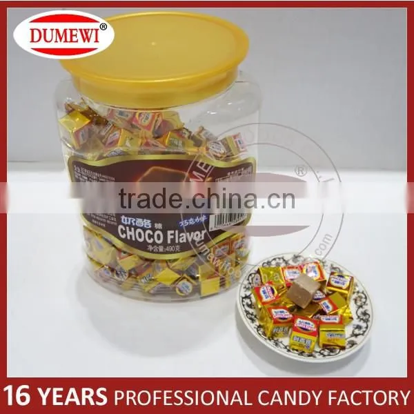 Chocolate Pressed Sweet Candy Cube