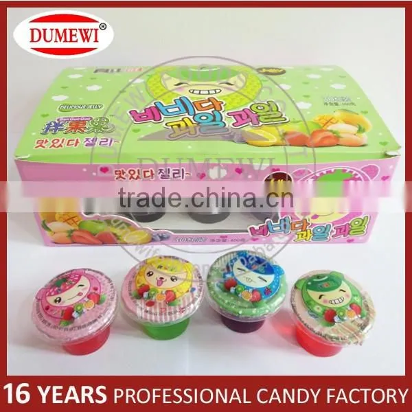 20gr Assorted Flavours Pudding Candy Mini Cup Jelly
