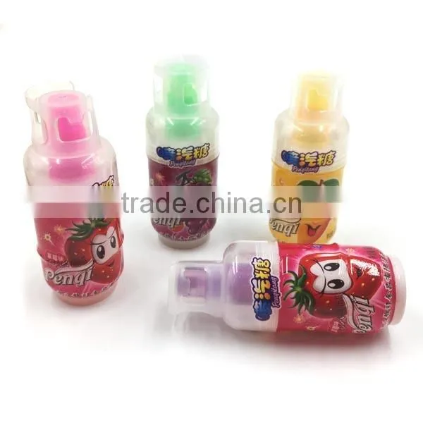 Sour Fruity Drink Gas Tank Shape Super Spray Candy