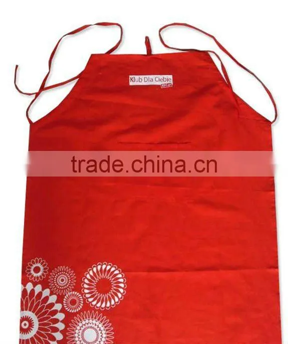 customize solid color cotton kitchen apron