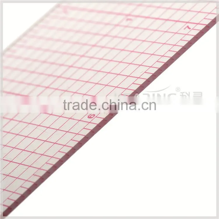 Kearing 1.2mm thickness Fashion Design Rulers Plastic Garment Ruler for Patchwork #B70