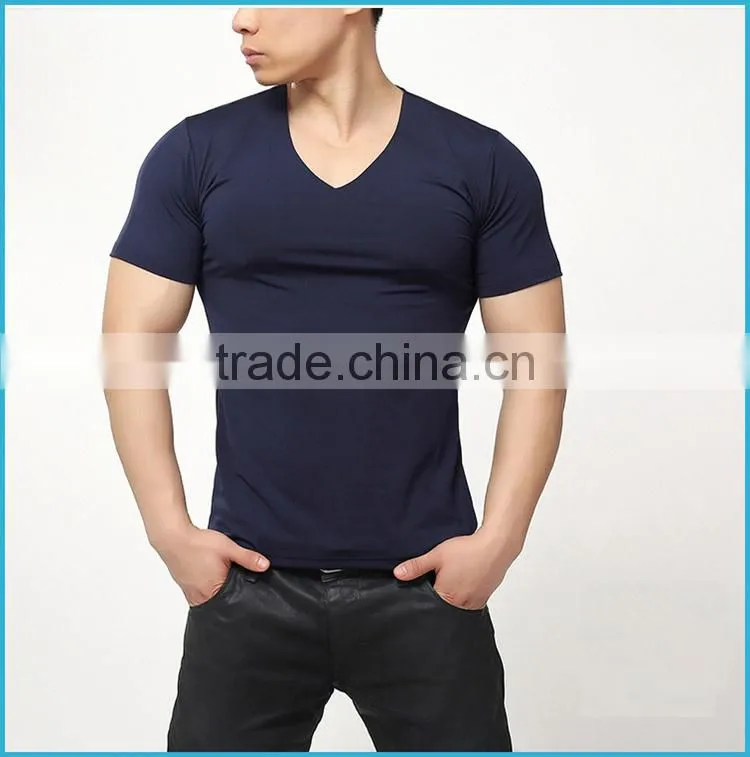 Custom Winter Thermal T Shirt Men Ploretec Fleece Keep Warm Underwear Short Sleeve V-Neck