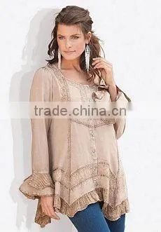 colorful ladies short top