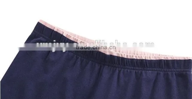 Female money navy blue knitted into joining together cultivate one's morality leggings