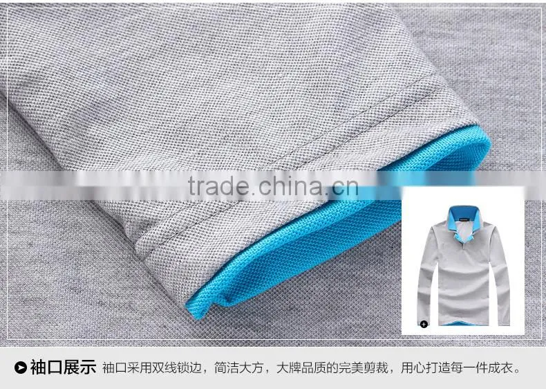 custom made men women long sleeve polo t shirts