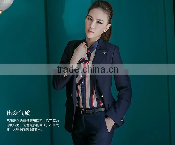 custom female uniform blouse elegant women pants women's suit jackets women training suit