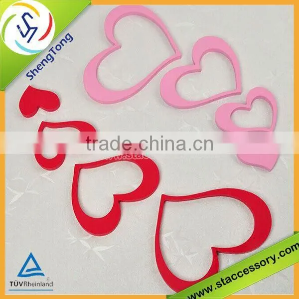 Heart shaped sticker creative wall sticker