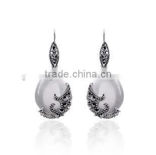 2017 Hot Selling Restore Ancient Ways Drop Opals Dangle Earrings Fahion Jewerly For Women