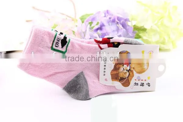 autumn&winter high quality 100%cotton children terry thick socks