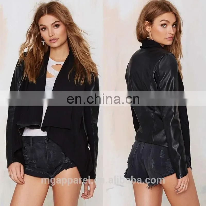 latest woman black stretch blazer jacket women jackets and blazers