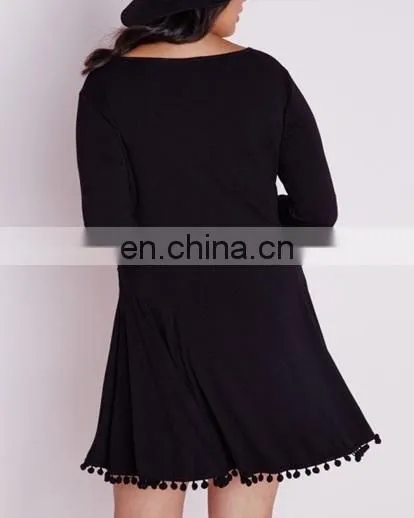 Wholesale xxxxl women black plus size clothing casual mini xxxxl women plus size clothing