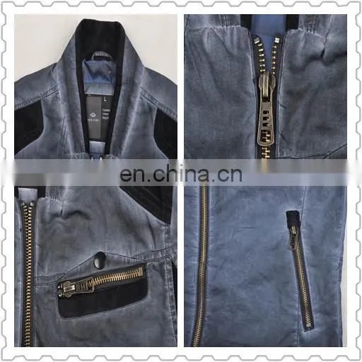 2017 latest design mens handsome pu leather gueqi motrocycle jacket
