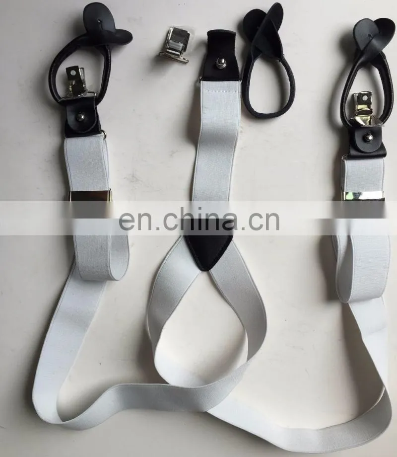 HOT SALE High quality men's braces suspenders Dual Clips suspenders