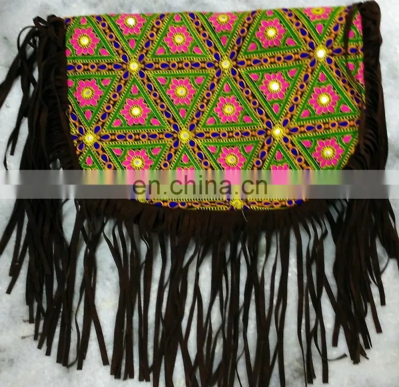 Incredible India Exclusive Vintage Banjara Clutch Collection,Beautiful Multicolour Wholesale Indian Ethnic with tassels