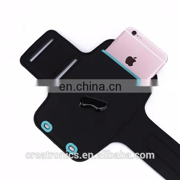 Unisex Armband Case Bluetooth Smart Armband Handleiding Black Fabric Custom Phone Running Silicone Reflective Sport Armband