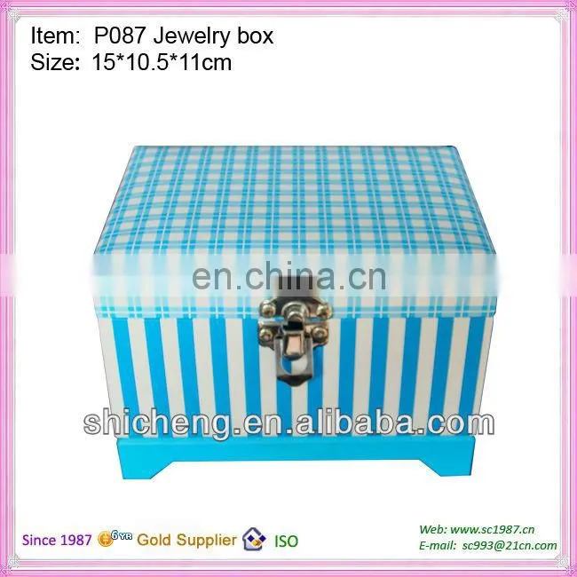 Fancy paper music jewelry box with ballerina
