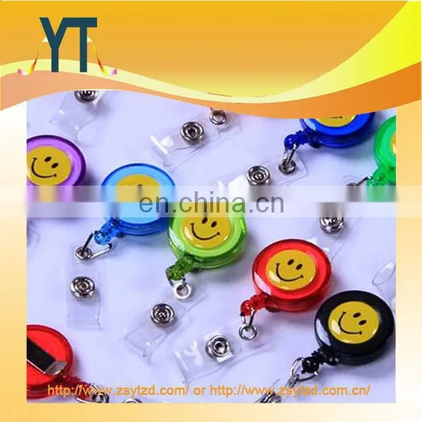 Promotional gift pen bagde reel