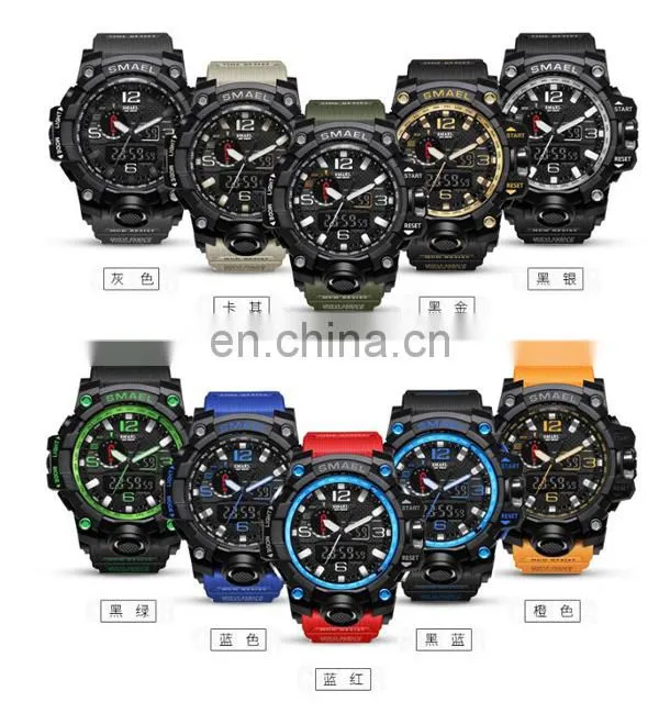 Wholesale factory multi functional mens watch water proof sport watch