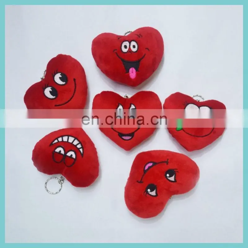 27 styles of creative plush emoji keychain poo keychain devil keychain
