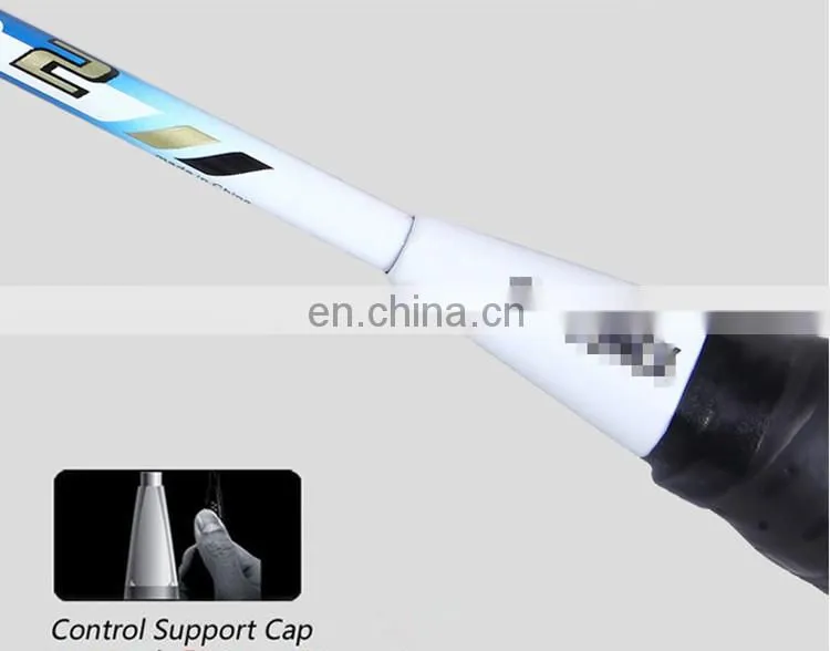 blue custom high qualit professional sports badminton racket