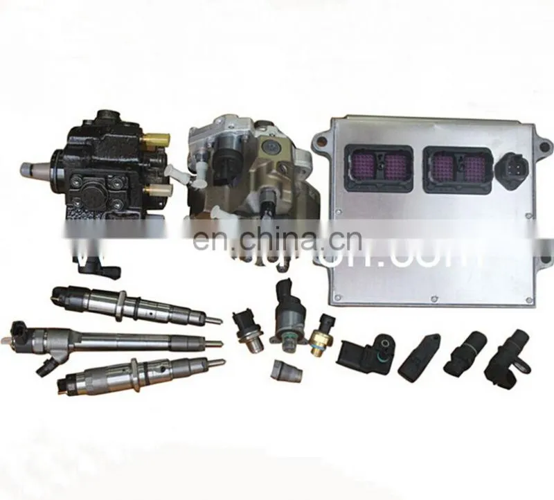 Excavator PC300-8 diesel engine parts common rail fuel injector 0445120236 5263308