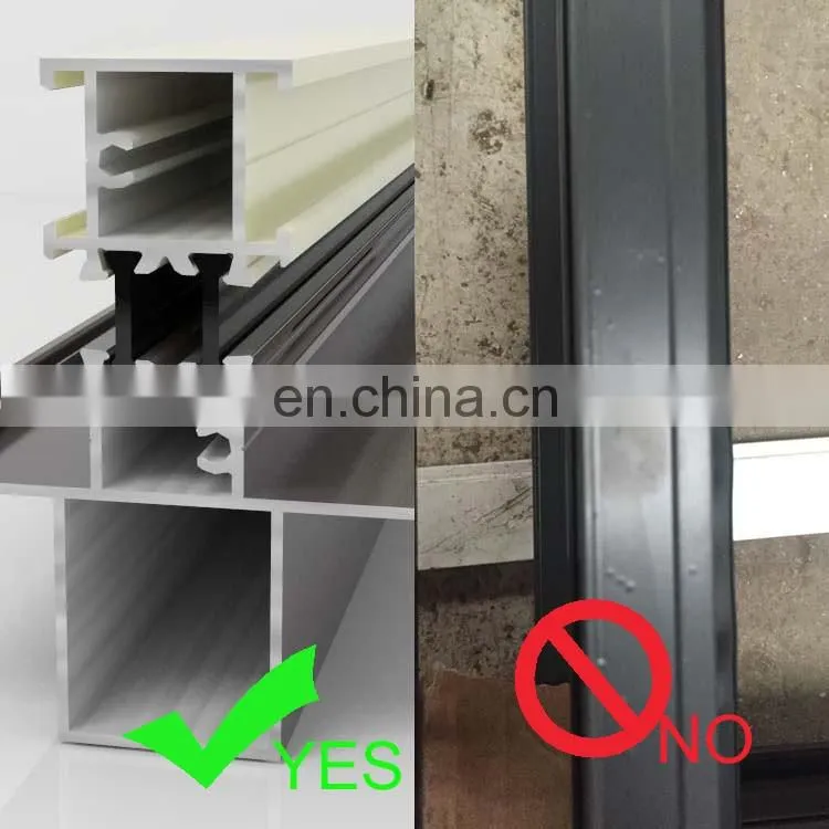 Shining polished anodizing color champagne aluminium profile