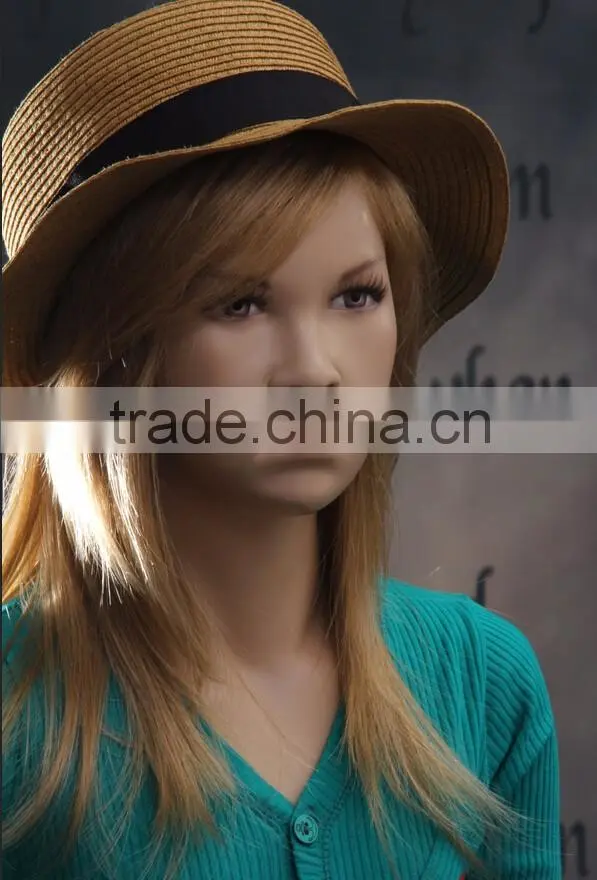 Wholesale Cheap Full Body Fiberglass Children Mannequin Teenager Girls Model Realist Dummy Manikin SK02