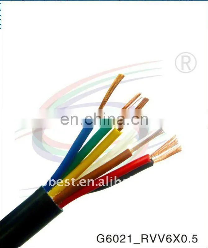 CHINA best selling H03VV-F pvc insulated pvc sheathed multicore cable