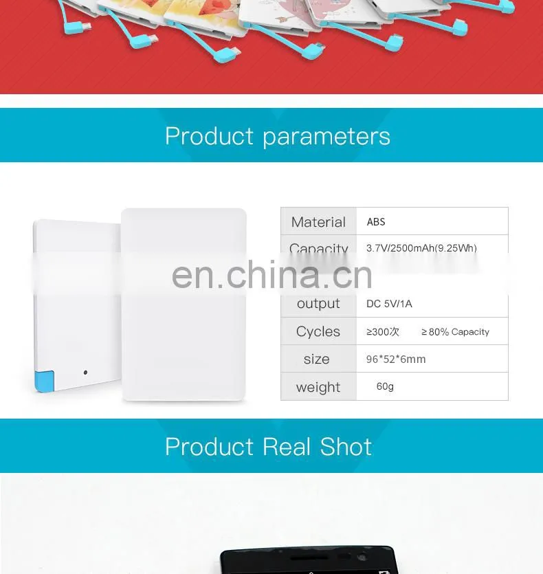 Best Items 18650 Battery Power Charger Mobile Power Bank USB Charger 2500 mAh Power Bank