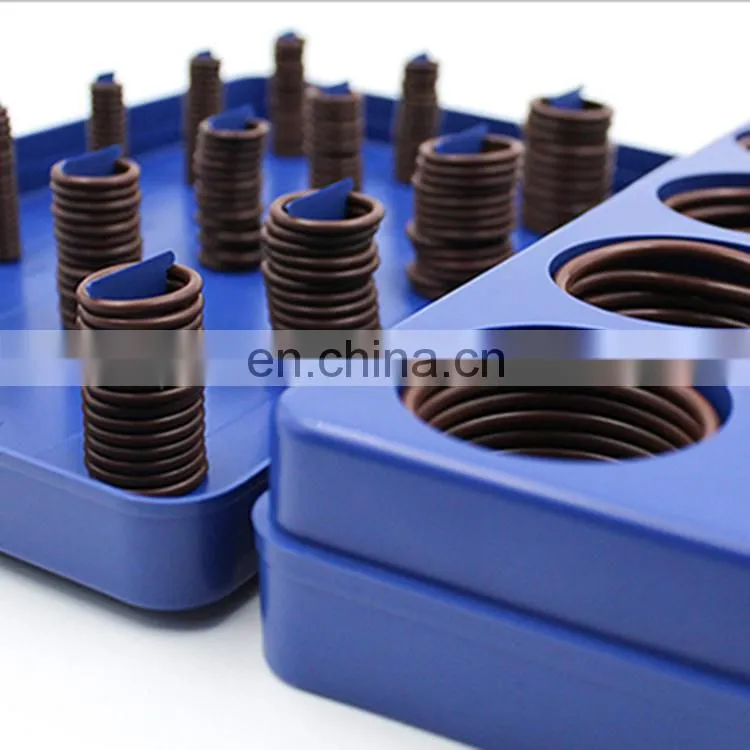 Accept Custom Rubber Silicone O Ring Set NBR FKM FFKM EPDM HNBR Kit Orings VMQ Buna Nitrile FPM Oring Box with High Quality